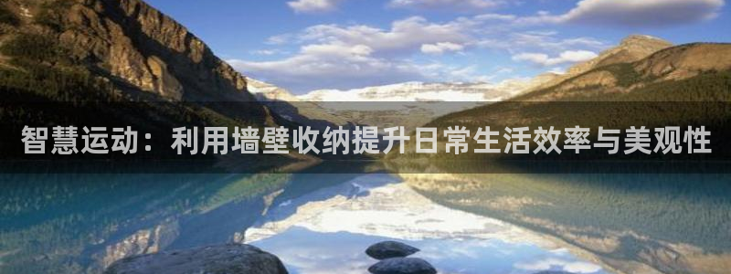 凯捷体育娱乐：智慧运动：利用墙壁收纳提升日常生活效率