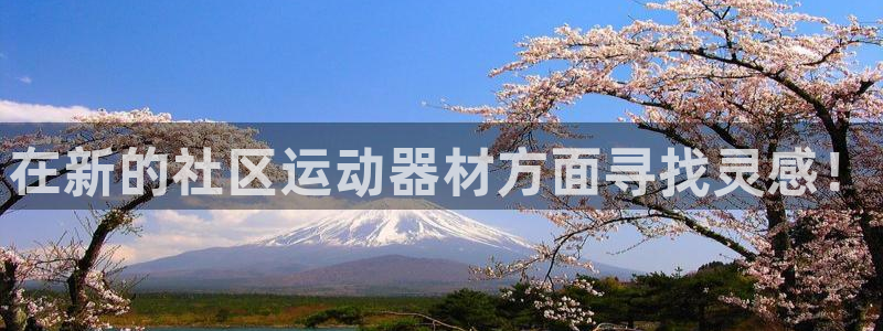 凯捷体育集团官网首页：在新的社区运动器材方面寻找灵感