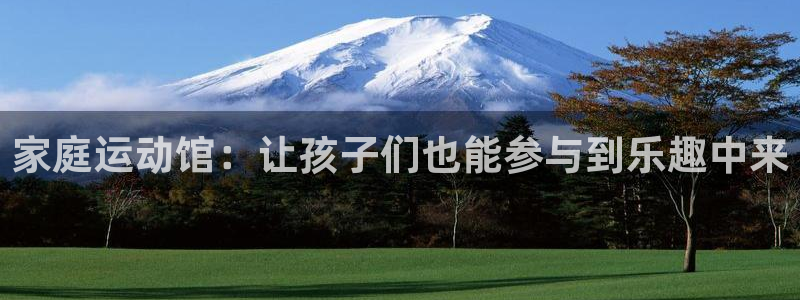 凯捷体育是干嘛的公司：家庭运动馆：让孩子们也能参与到