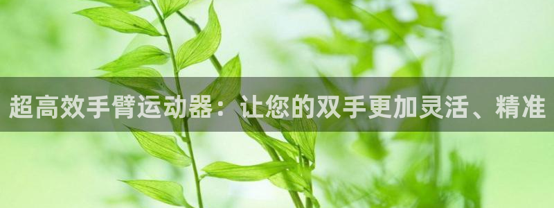 凯捷体育官方：超高效手臂运动器：让您的双手更加灵活、