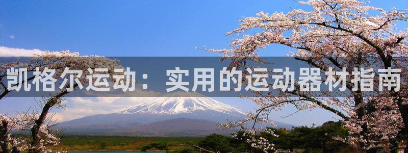 凯捷体育娱乐网站：凯格尔运动：实用的运动器材指南